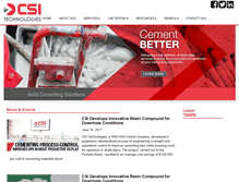 Tablet Screenshot of csi-tech.net